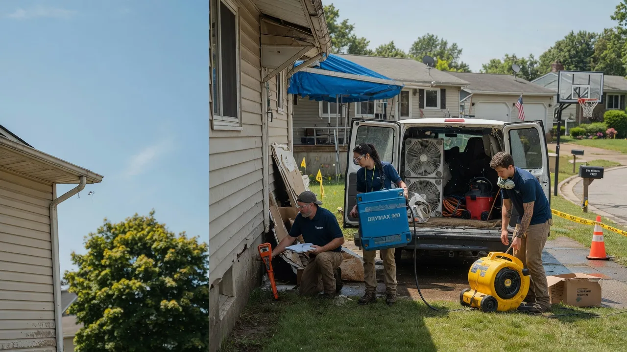Ceiling Leak Cleanup in Crawfordsville, IA near me